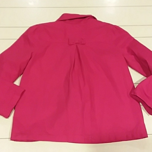 Gymboree medium 7/8 red light coat with bow - Picture 5 of 6